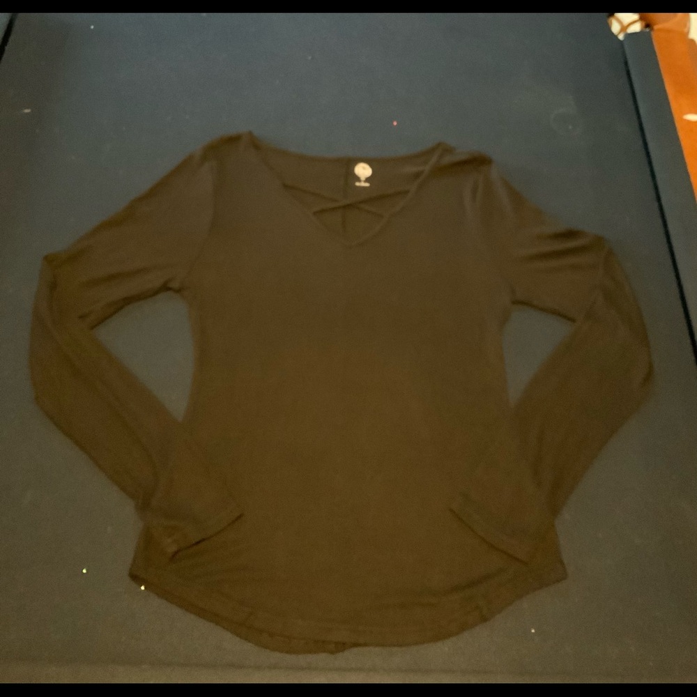 V Neck Long Sleeve